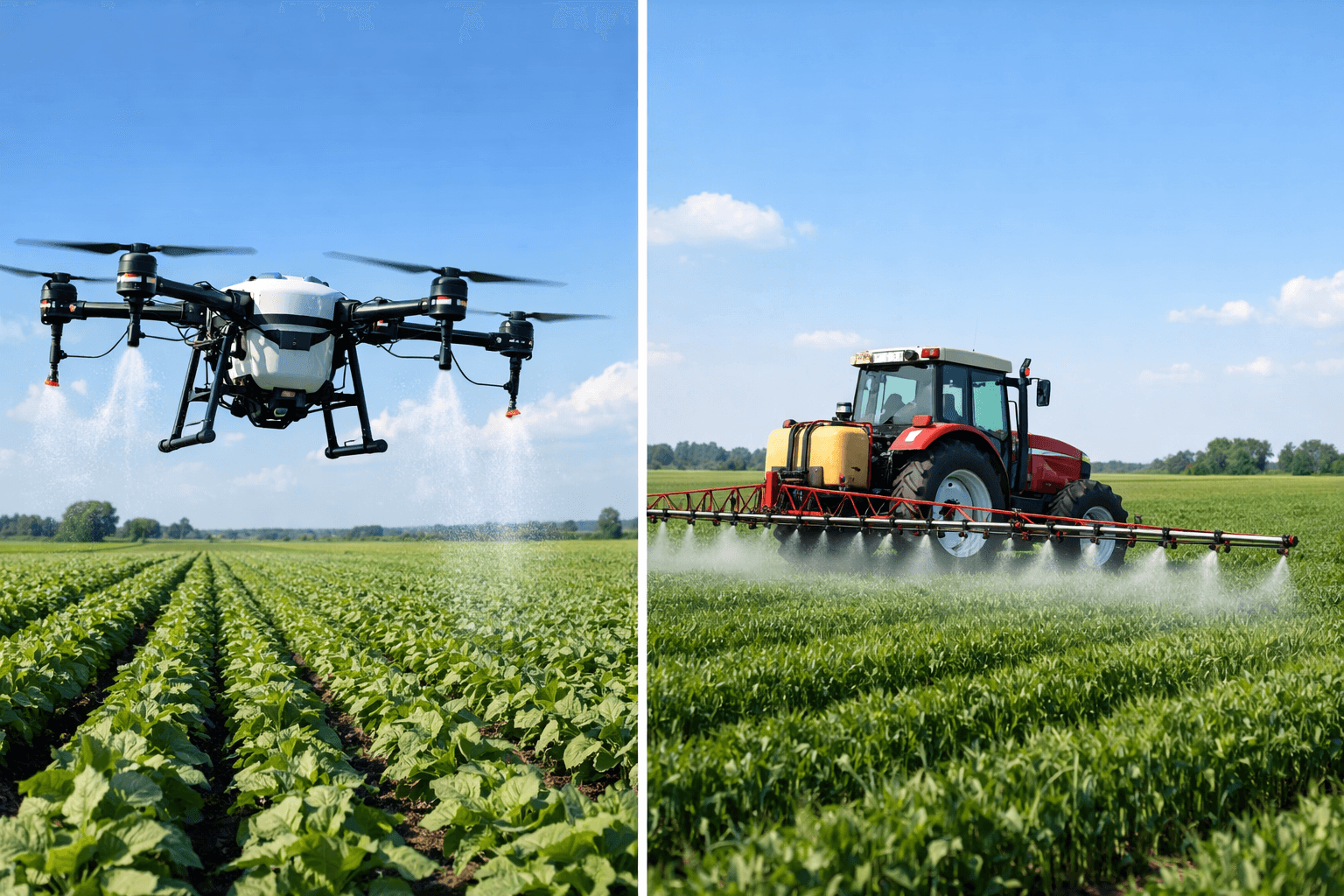 Drone or Tractor for Spraying – Which Is the Better Solution