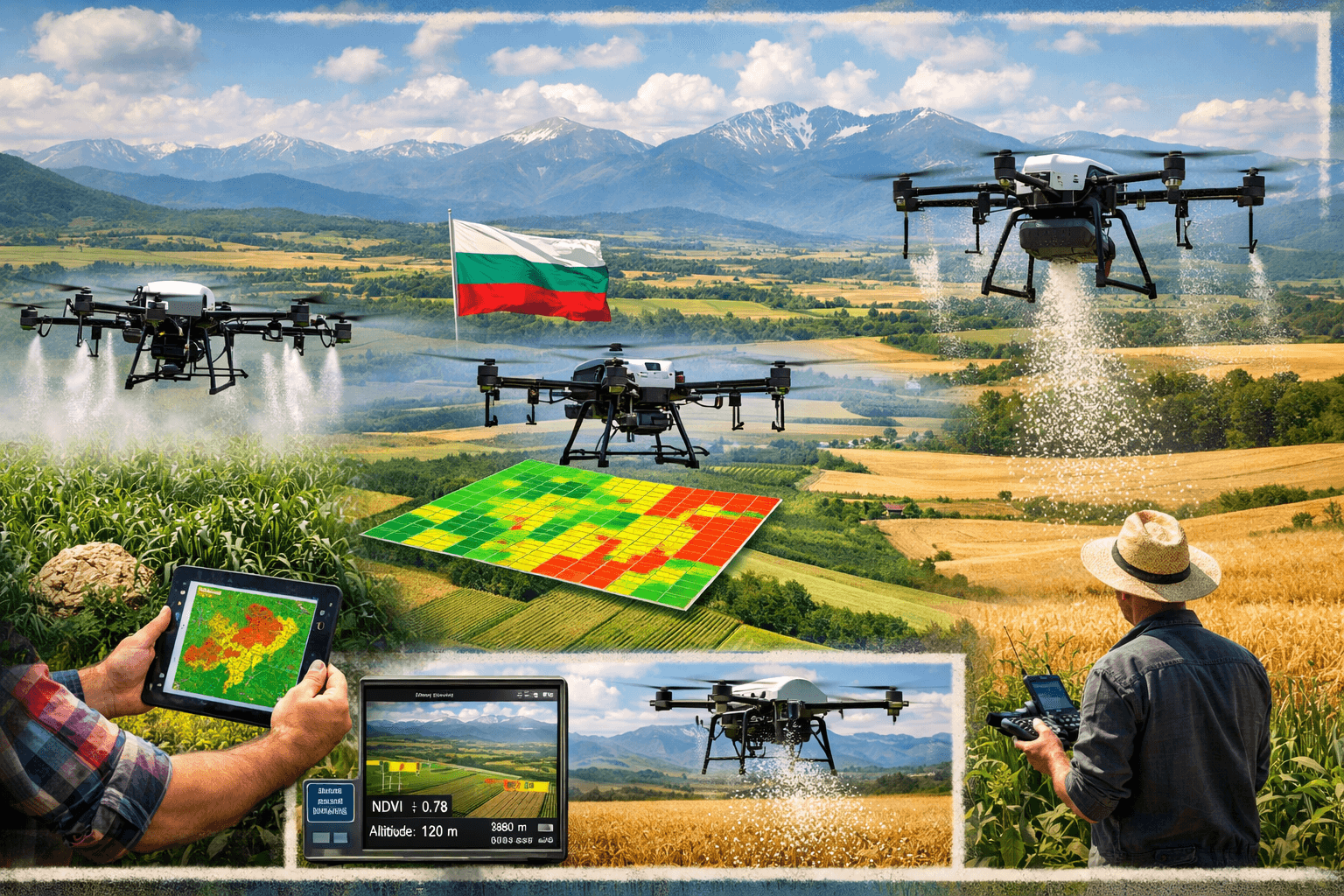 How Agricultural Drones Are Used in Bulgaria
