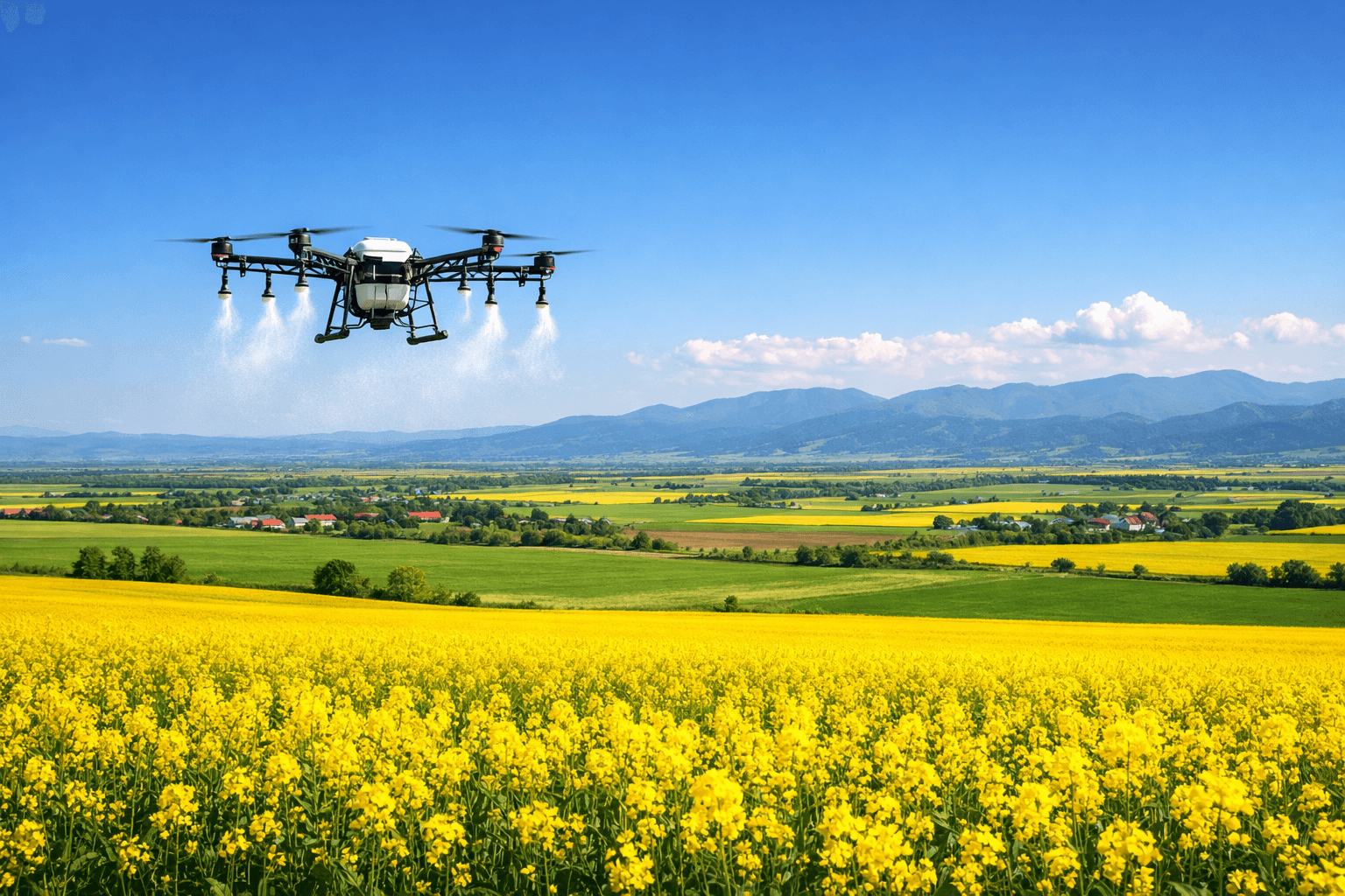 Rapeseed Spraying with Drone – Optimal Crop Protection