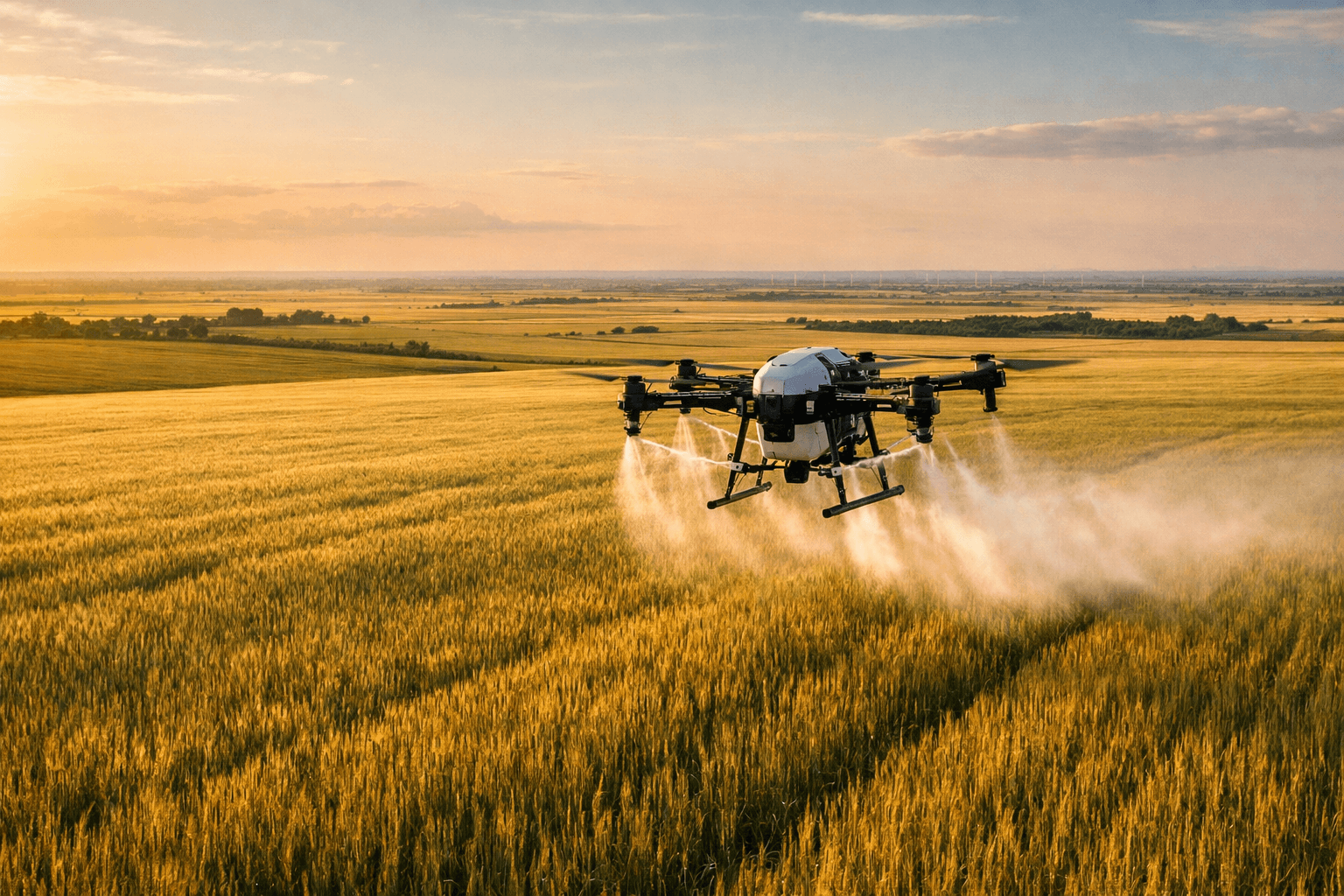 Drone Spraying in Dobrudzha – Services for the Breadbasket of Bulgaria