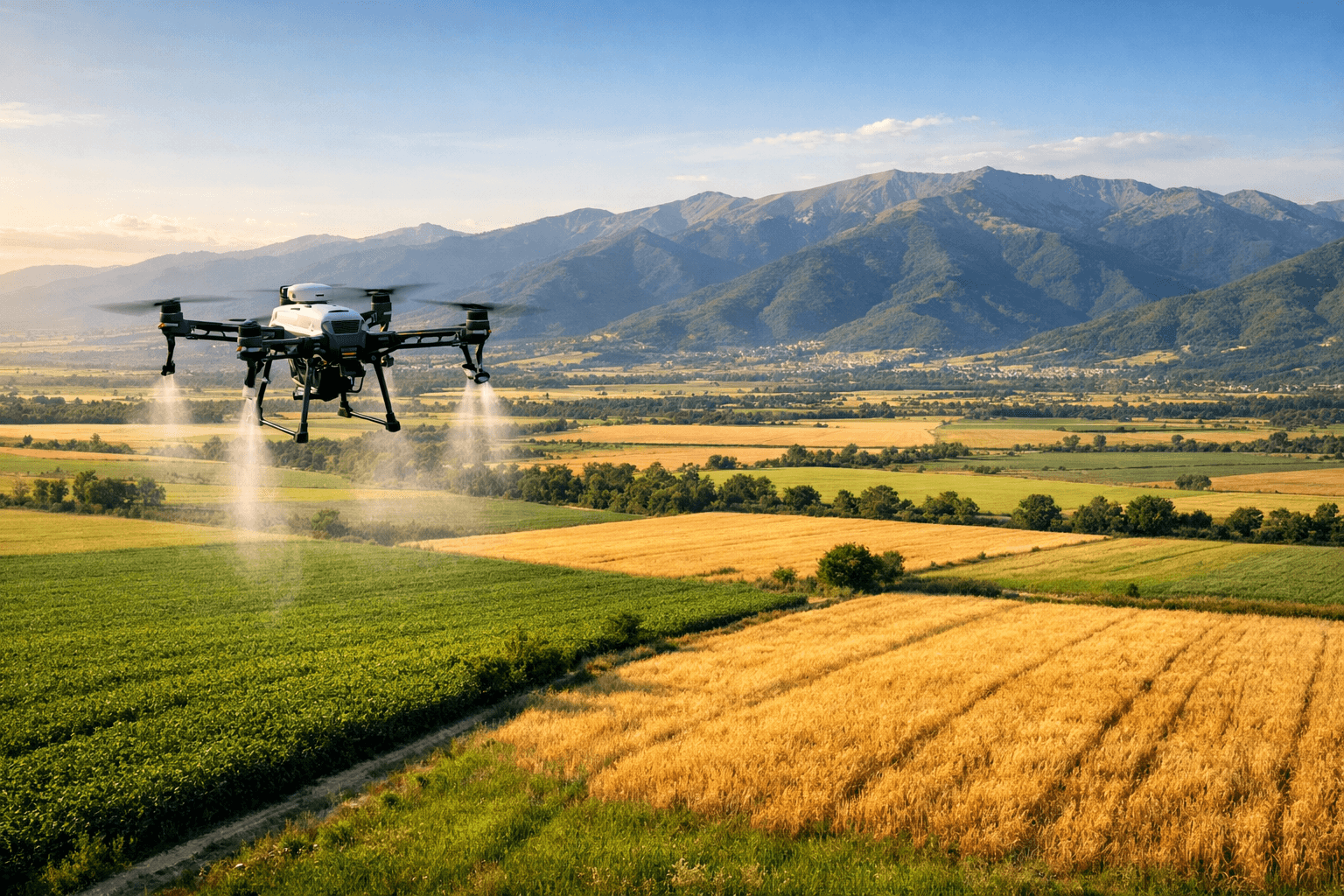Drone Spraying in Stara Zagora – Services for Farmers in the Region